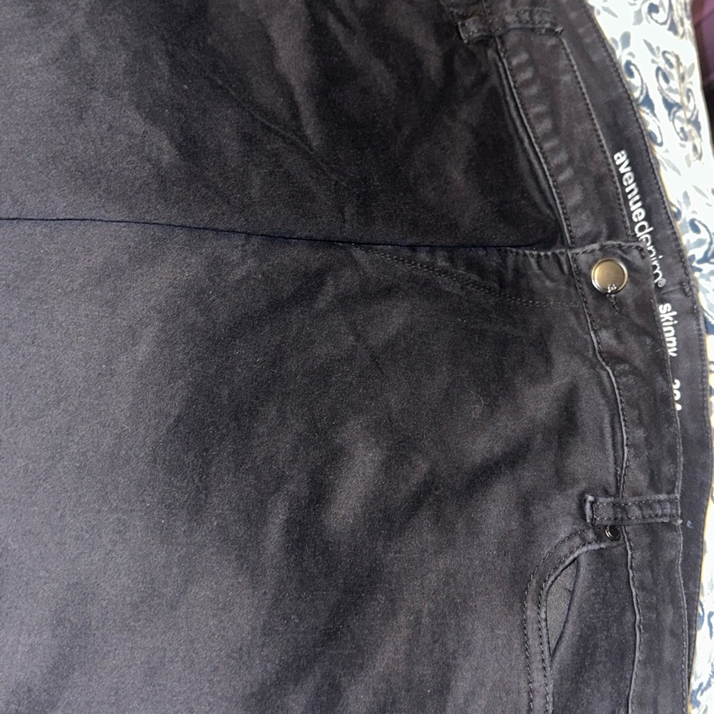 Classic Black Pants - Solid Straight Leg - image 4